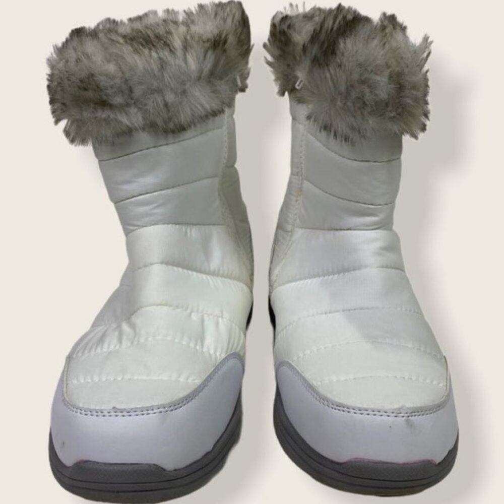 Everlast Cozy Piper Fluffy Lined Warm Fall Winter Short Boots Size 9 White